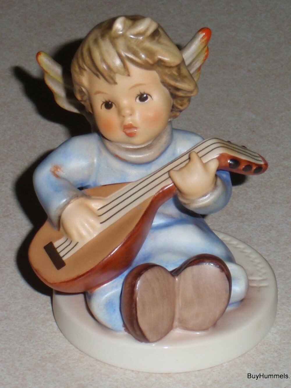 "Melodic Mandolin" Goebel Hummel Angel Symphony series Figurine #2135/D TMK8